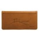 CHECKBOOK COVER - JOHN 3:16 TAN