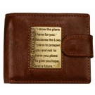 I KNOW THE PLANS - GENUINE LEATHER WALLET