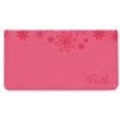 CHECKBOOK COVER: FAITH PINK