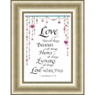LOVE IS PATIENT AND KIND - 1 CORINTHIANS 13:7-8
